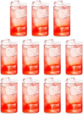 1st Time (Pack of 11) Transparent Water Glass, Set Of 11, 250 ML, Clear,P36 Glass Set Cocktail Glass(250 ml, Glass, Clear, White)