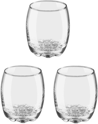 AFAST (Pack of 3) E_gilasia_3 Glass Set Water/Juice Glass(240 ml, Glass, Clear)