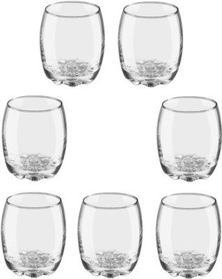 Somil (Pack of 7) Multipurpose Drinking Glass -B792 Glass Set Water/Juice Glass(270 ml, Glass, Clear)