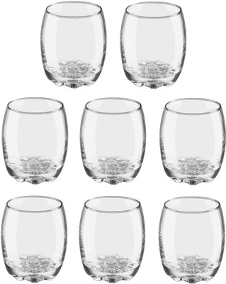 Somil (Pack of 8) Multipurpose Drinking Glass -B793 Glass Set Water/Juice Glass(270 ml, Glass, Clear)