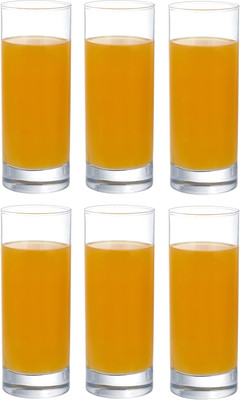 AFAST (Pack of 6) E_adb300_6 Glass Set Water/Juice Glass(300 ml, Glass, Clear)