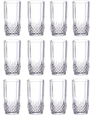 Somil (Pack of 12) Multipurpose Drinking Glass -B979 Glass Set Water/Juice Glass(200 ml, Glass, Clear)