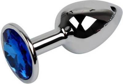 Duramax ANALPLUG CHROME PLATED STEEL JEWELED BUTT PLUG ANAL PLUG MASSAGER FOR MEN / WOMEN