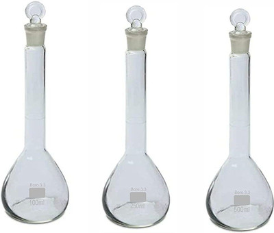 Salco Volumetric Flask(500 ml, Pack of 3)
