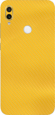 LAMHA Redmi Note 7 Pro Mobile Skin(Ultra Super Yellow Carbon Fiber With High Matte Finish.)