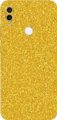 LAMHA Redmi Note 7 Pro Mobile Skin(Ultra Super Golden Glitter With High Matte Finish.)