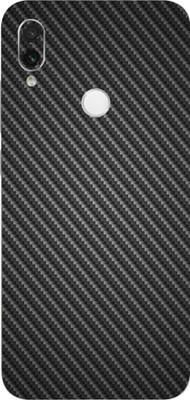 LAMHA Redmi Note 7 Pro Mobile Skin(Ultra Super Black Carbon Fiber With High Matte Finish.)