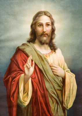 Elegance JESUS IS THE LORD Canvas 22.5 inch x 16 inch Painting(Without Frame)