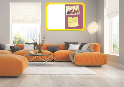 Sunway Display System MAGNETIC BOARD for office & school lightweight 2*2 feet,YELLOW Aluminium(PINK) Bulletin Board MAGNETIC BOARD MAGNETIC BOARD Bulletin Board(PINK)