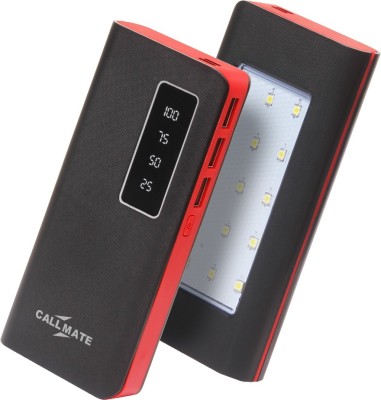 Callmate 10000 mAh 12 W Power Bank(Red, Lithium-ion, Fast Charging for Mobile)