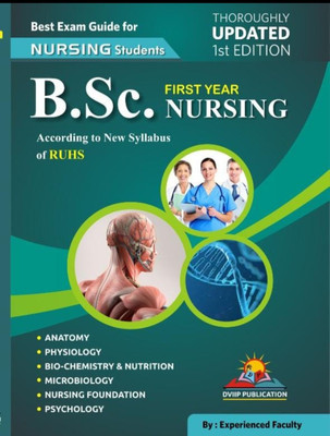 B.Sc. Nursing 1st Year New Syllabus Of RUHS(Paperback, Experienced Faculty)