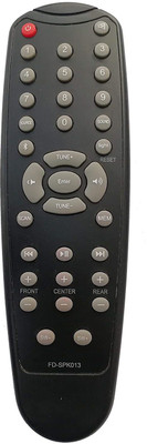 SHIELDGUARD Home Theater System Remote Control No. 225, Compatible for F & D Remote Controller(Black)