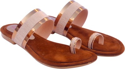 Gulmohar Fashion Women Flats(Copper , 5)