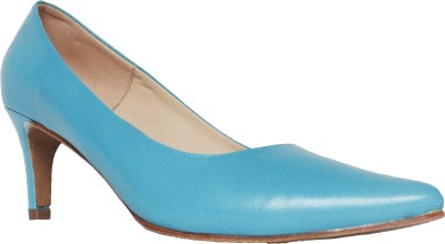 wearmatesglobal Women Heels(Blue , 6)