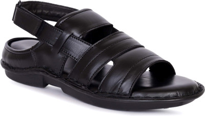 Feetproof Men Sandals(Black , 9)