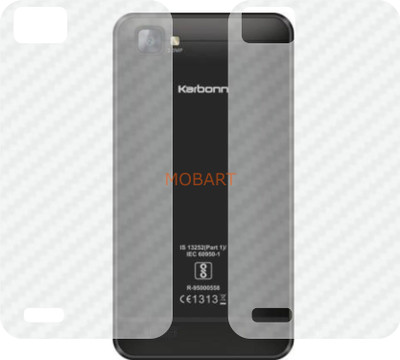 MOBART Back Screen Guard for KARBONN A40 INDIAN(Pack of 2)