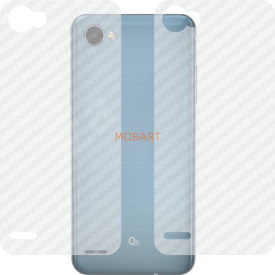 MOBART Back Screen Guard for LG Q6 PLUS(Pack of 2)