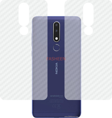 Fasheen Back Screen Guard for NOKIA 3.1 PLUS(Pack of 2)