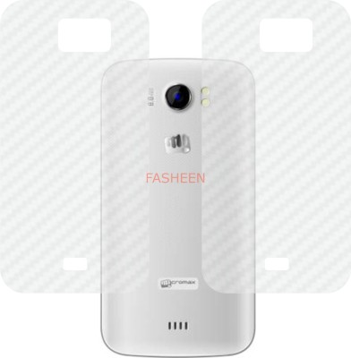 Fasheen Back Screen Guard for MICROMAX A110Q (CANVAS 2 PLUS)(Pack of 2)