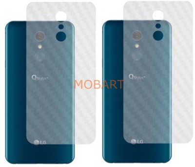 MOBART Back Screen Guard for LG Q8 (2018)(Pack of 2)