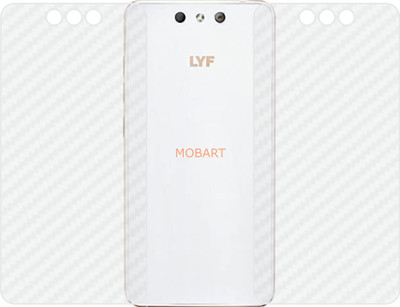 MOBART Back Screen Guard for LYF EARTH 1(Pack of 2)