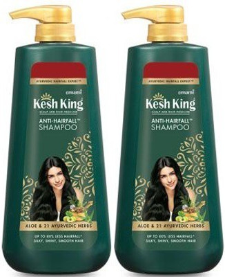 Kesh King Anti Hair fall Ayurvedic Shampoo (Pack of 2 * 600 ML)(1200 ml)