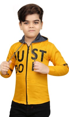FASHION GRAB Full Sleeve Printed Boys Jacket