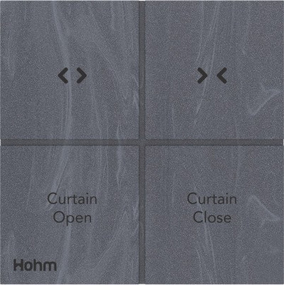 polycab Hohm Vivere 2 Module WiFi Smart Integrated Evening Prima Corean Material Curtain Control Switch (Single Channel), Works with Alexa, Hohm…
