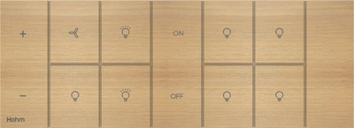 polycab Hohm Vivere 8 Module WiFi Smart Integrated Wooden Material Touch Switch (5 On/Off Control +1 Fan Control+2 Dimmable Points), Works with…