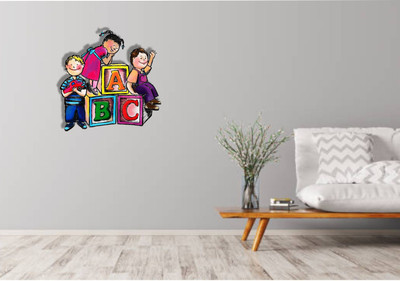 Varadvinayak 59 cm Cartoons Self Adhesive Sticker(Pack of 1)
