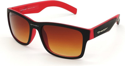 CHORIOTIS Retro Square Sunglasses(For Men & Women, Brown)