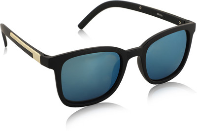 Yiweto Retro Square Sunglasses(For Men & Women, Blue)