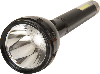 Care 4 JY-2080 Rechargeable Flashlight with 2 Steps Switch UV 18650 Lithium Battery Torch WITH 3W COB LIGHT + 5W MAIN TORCH Torch(Black, 27 cm, Rechargeable) Care 4 JY-2080 Rechargeable Flashlight with 2 Steps Switch UV 18650 Lithium Battery Torch WITH 3W COB LIGHT + 5W MAIN TORCH Torch(Black, 27 cm, Rechargeable)