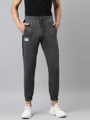 Hubberholme Self Design Men Grey Track Pants