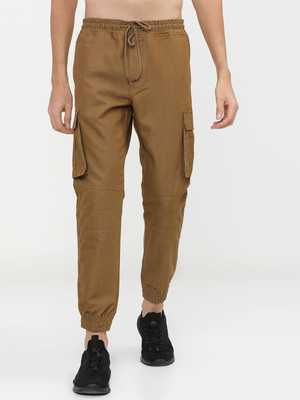 KETCH Regular Fit Men Khaki Trousers