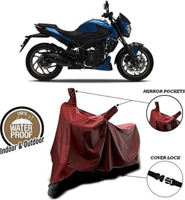 KEDIT Two Wheeler Cover for Bajaj(Dominar, Maroon)