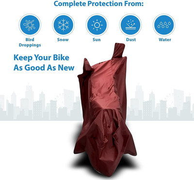 KEDIT Two Wheeler Cover for Hero(Maroon)