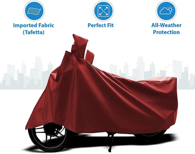 KEDIT Two Wheeler Cover for Hero(Electric Optima Plus BS6, Maroon)
