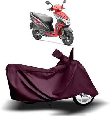 KEDIT Two Wheeler Cover for Universal For Bike(Dio, Maroon)