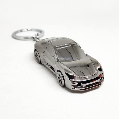 Explorer ™ 3 in 1 Flameless and Windproof Car Shape Rechargeable Torch Cigarette Lighter with Key Chain Black Color Electric Rechargeable Lighter Cigarette Lighter, USB Cable(Black Car)