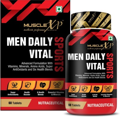 MuscleXP MultiVitamin Men Daily Sports with 47 Nutrients - 60 Tablets(60 Tablets)