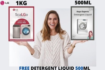 LG scaLGo Drum descale powder 1 KG ( LG Drum/tub cleaning powder/...