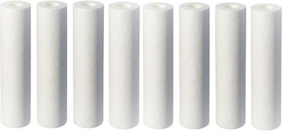 WESFRA RO SPUN Filters 10 inch (Pack of 8) Solid Filter Cartridge(0.5, Pack of 8)