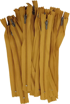 Jyoti Zipper - CFC Size 3 (100 Zips of 8 Inches) (51006) Beige Plastic Open-ended Zipper