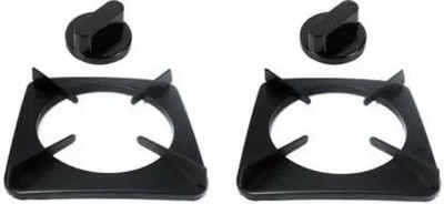 CRAZYGOL Handpicked Gas Stove Knobs (Black) - Pack of 4 Appliance Knob