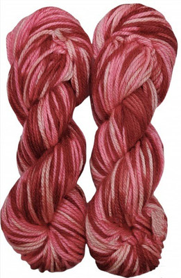 JEFFY Oswal Varsha Motu Thick Chunky Wool Hand Knitting Yarn Multi Colour (Hanks-200gms) Shade No-50
