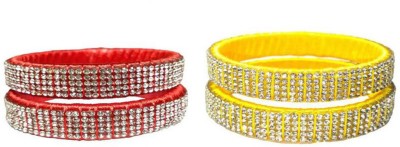 CBCOLLECTIONS Plastic Bangle(Pack of 4)