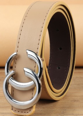 Kastner Women Casual Beige Artificial Leather Belt