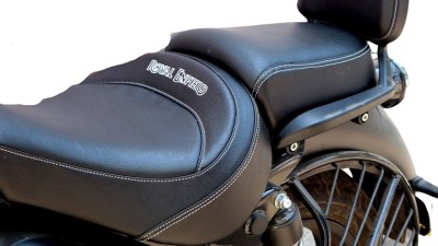 Sahara Seats Meteor 350 Fireball, Stellar | Supernova Seat Cover for Low Riding Seats and Touring Seats - Stapling Recommended Split Bike Seat Cover For NA Meteor