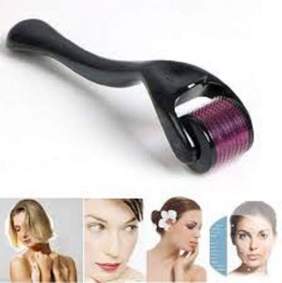 AARADHYAM GOLD FACE 0.5 mm Darma Roller comes with 540 titanium alloy needles(100 ml)